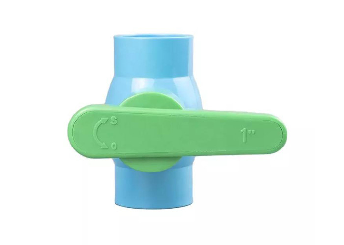 जल नियंत्रण के लिए प्लास्टिक पीवीसी बॉल वाल्व एबीएस हैंडल सॉकेट: